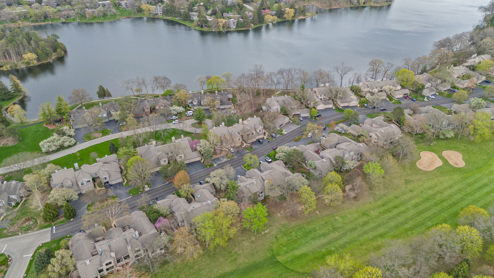 753 Shoreline Road Lake Barrington, IL 60010 - Photo 20 of 21 a view of a lake with a mountain view