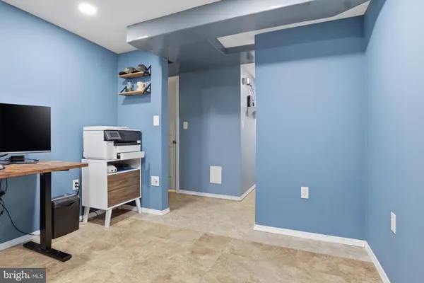 a view of workspace with window