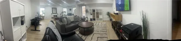 a view of a walk in closet