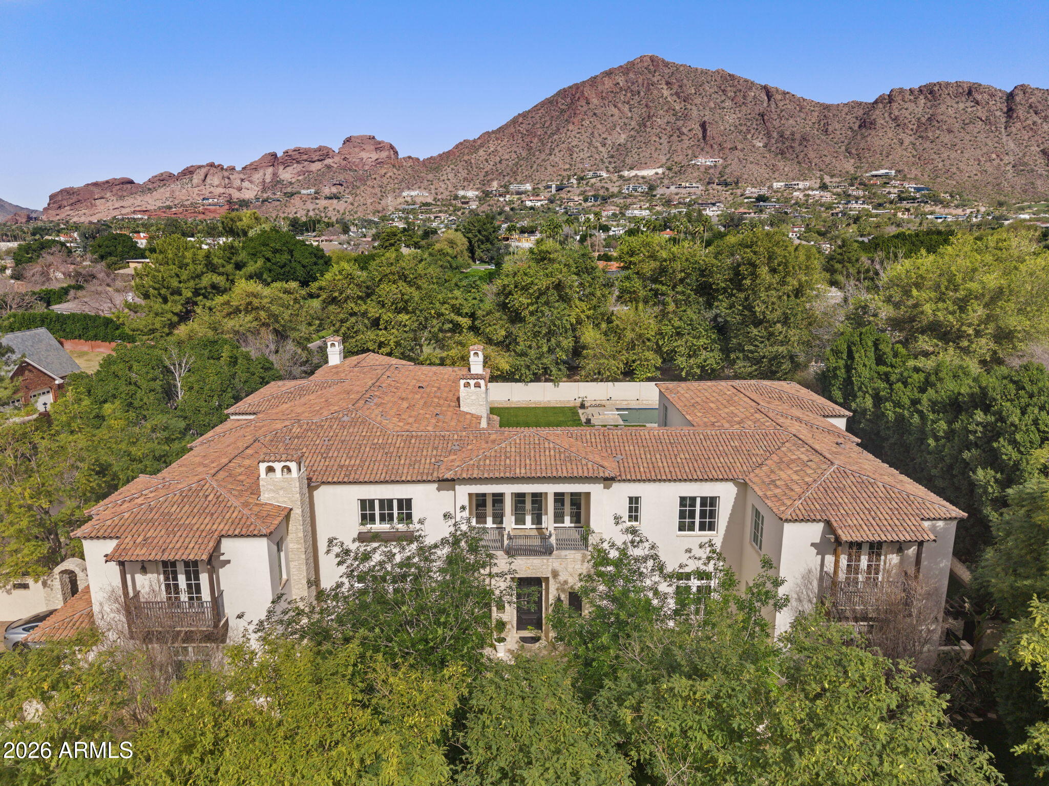 5402 East Exeter Boulevard Phoenix, AZ 85018 - Photo 1 of 110 an aerial view of a house