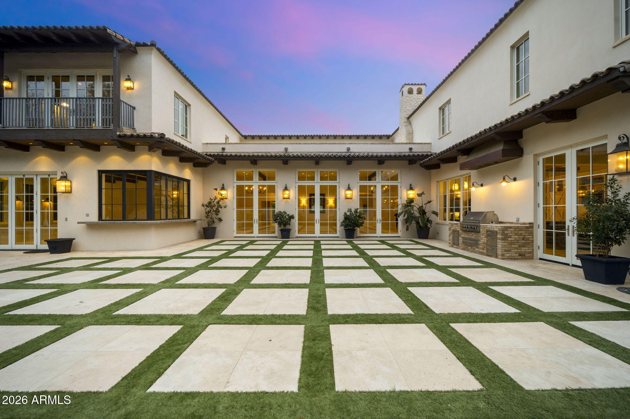 5402 East Exeter Boulevard Phoenix, AZ 85018 - Photo 14 of 110 Exeter Blvd Backyard Doors Closed