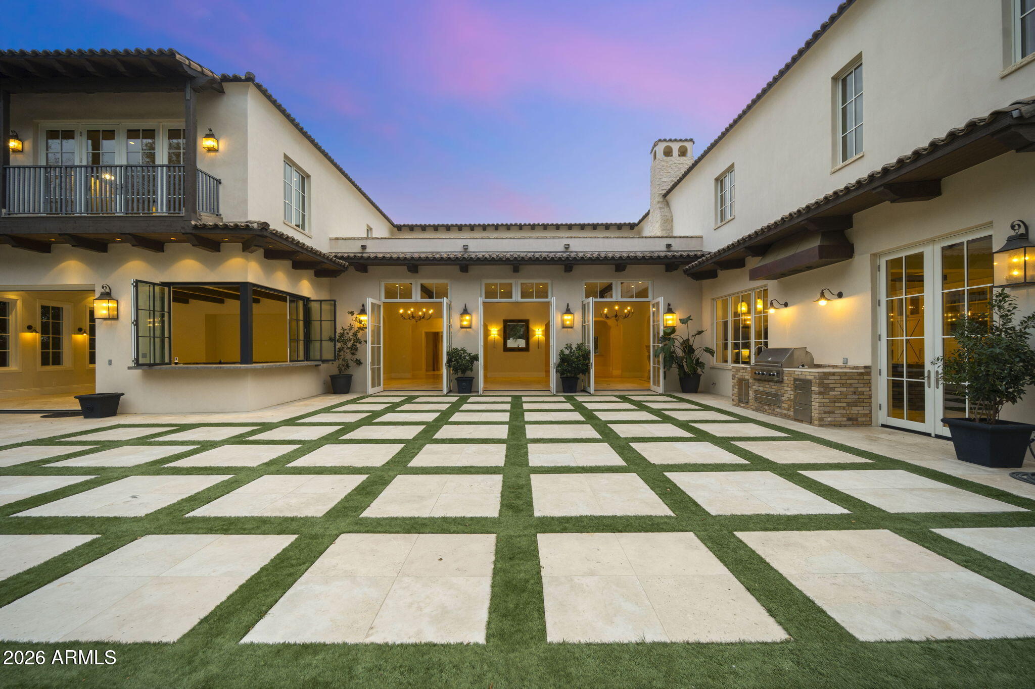 5402 East Exeter Boulevard Phoenix, AZ 85018 - Photo 15 of 110 Exeter Backyard Courtyard Doors Open