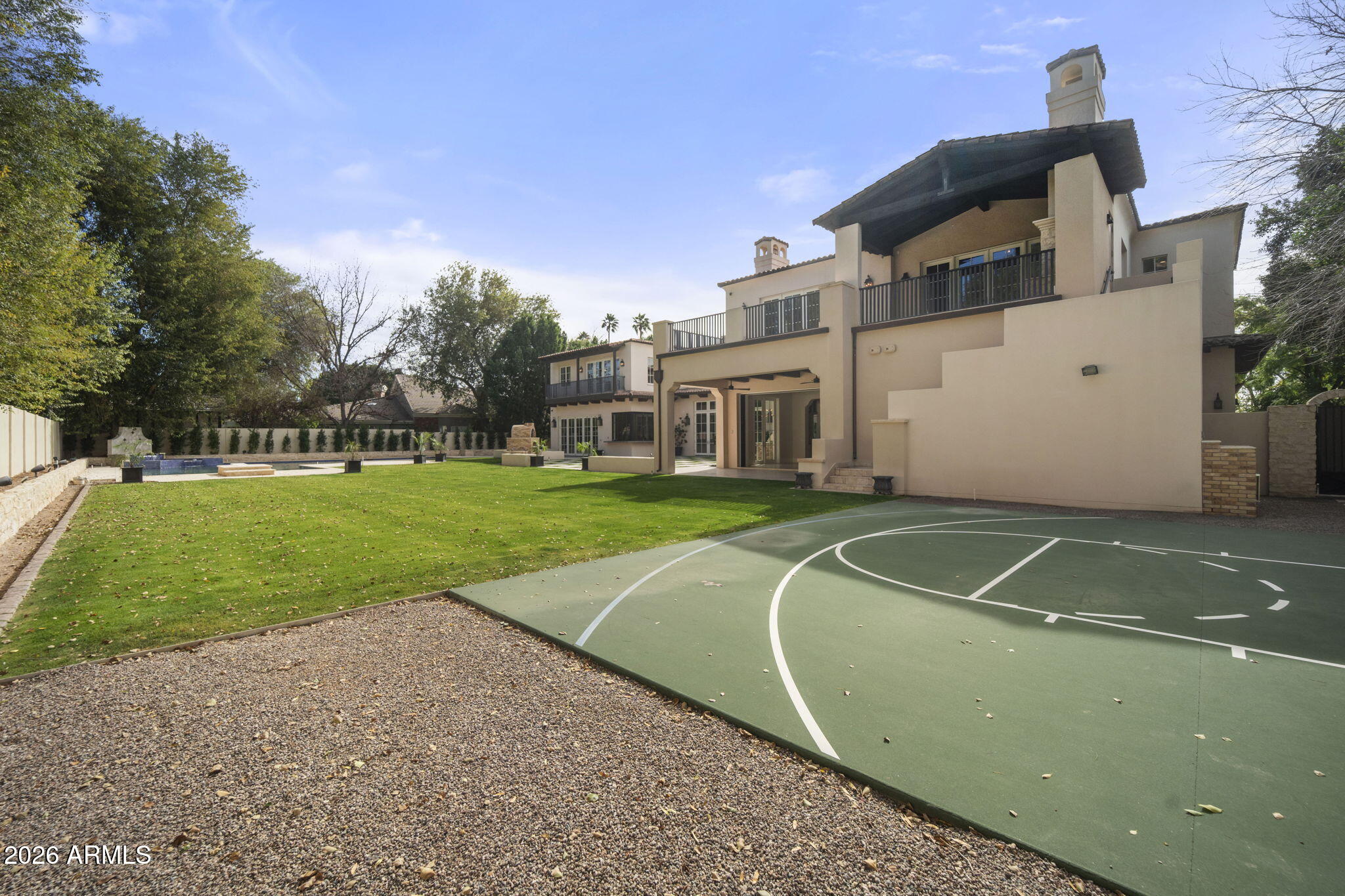 5402 East Exeter Boulevard Phoenix, AZ 85018 - Photo 19 of 110 Exeter Backyard + Sports Court