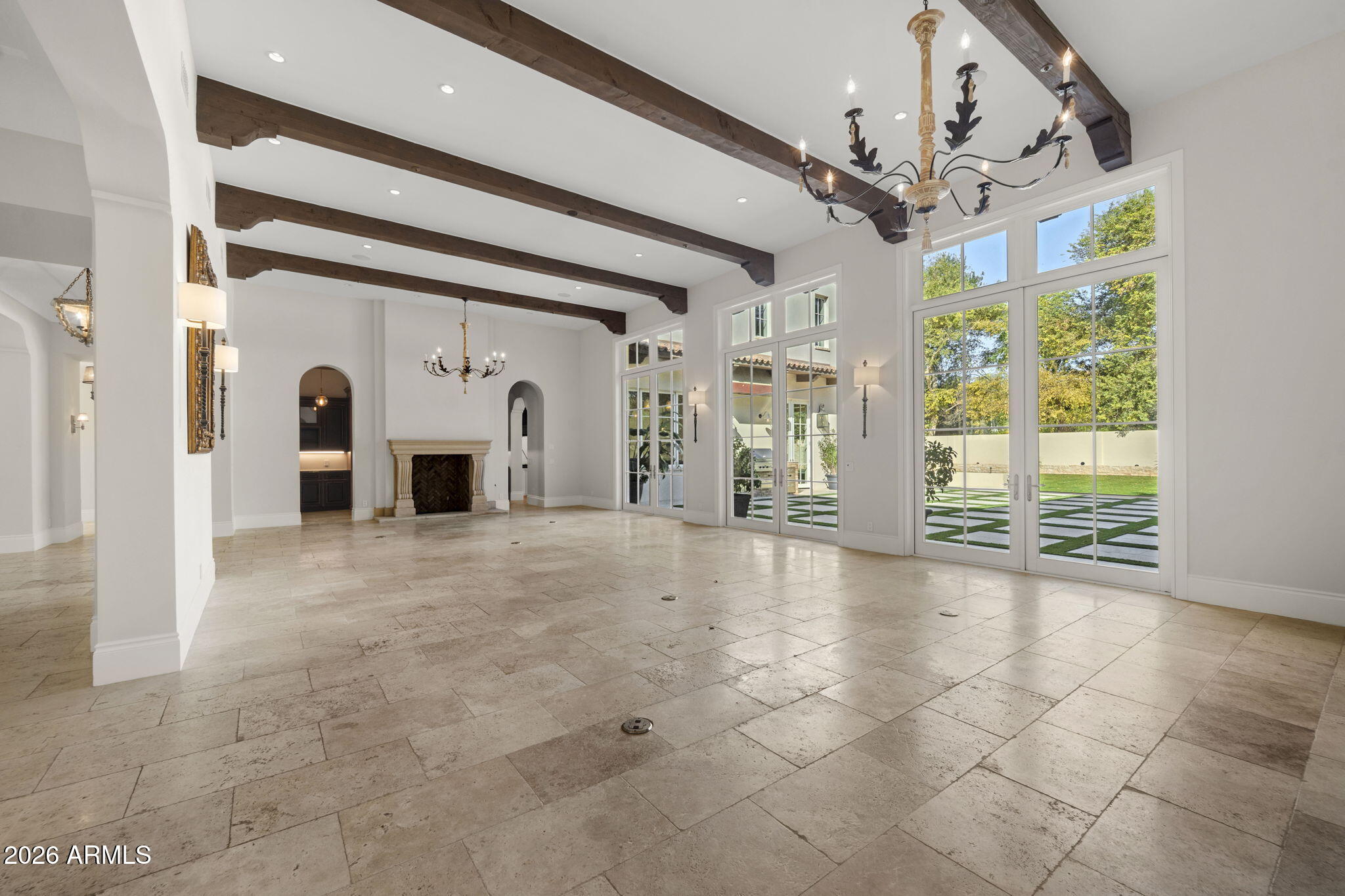 5402 East Exeter Boulevard Phoenix, AZ 85018 - Photo 42 of 110 Exeter Blvd Living Room + Fireplae