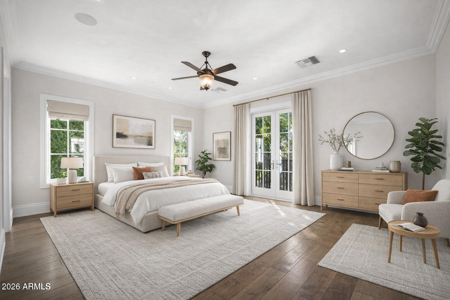 5402 East Exeter Boulevard Phoenix, AZ 85018 - Photo 76 of 110 Upstairs Bedroom 3 Staged