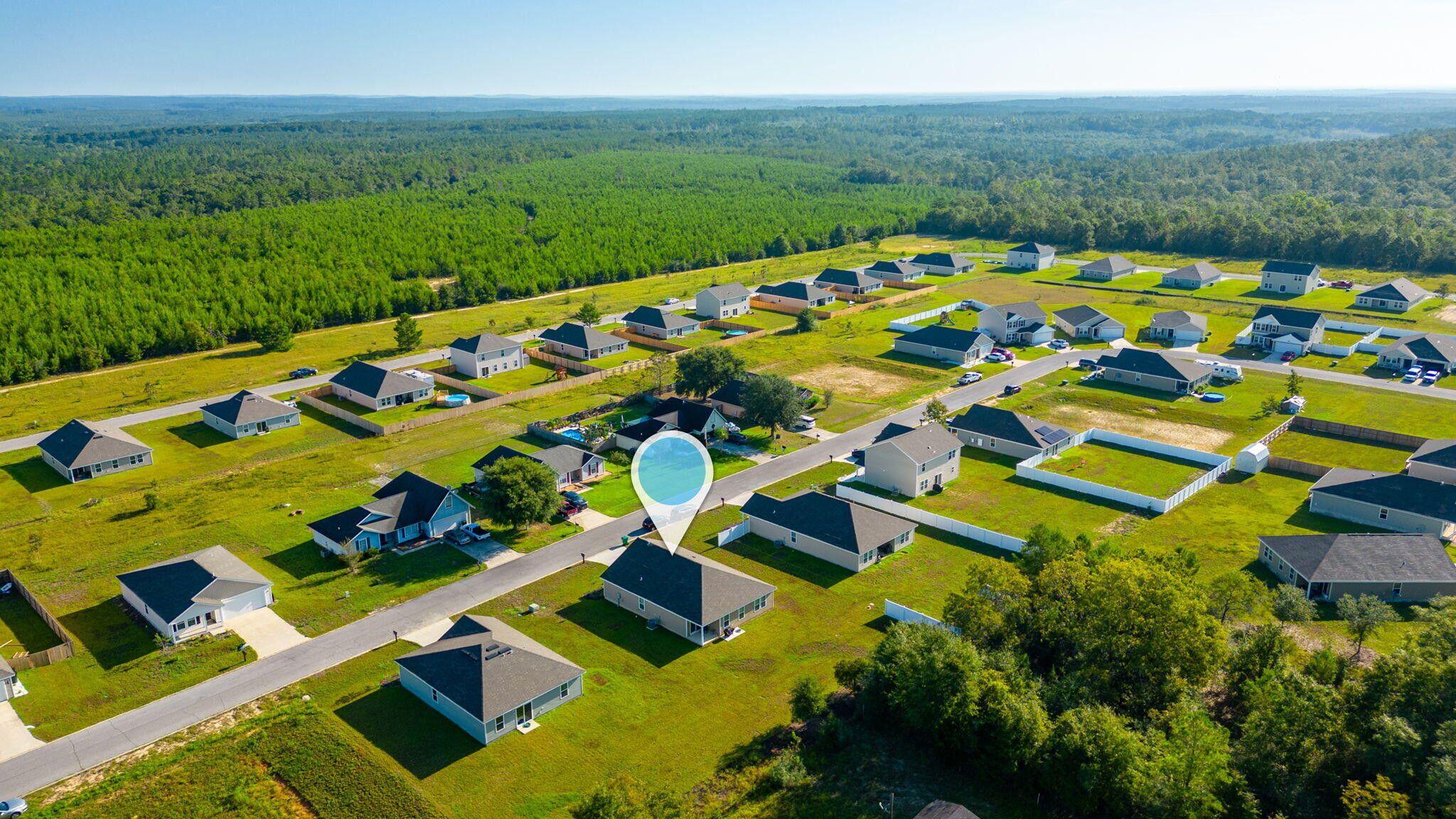 42 Lockwood Way East DeFuniak Springs, FL 32435 - Photo 39 of 39 a view of an aerial view of tennis court