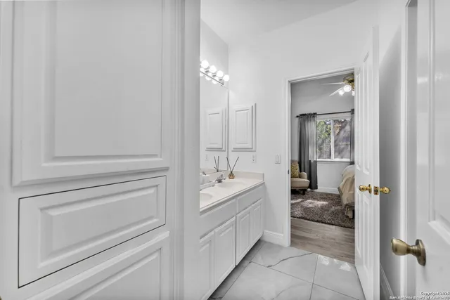 a view of a tree in front of a house