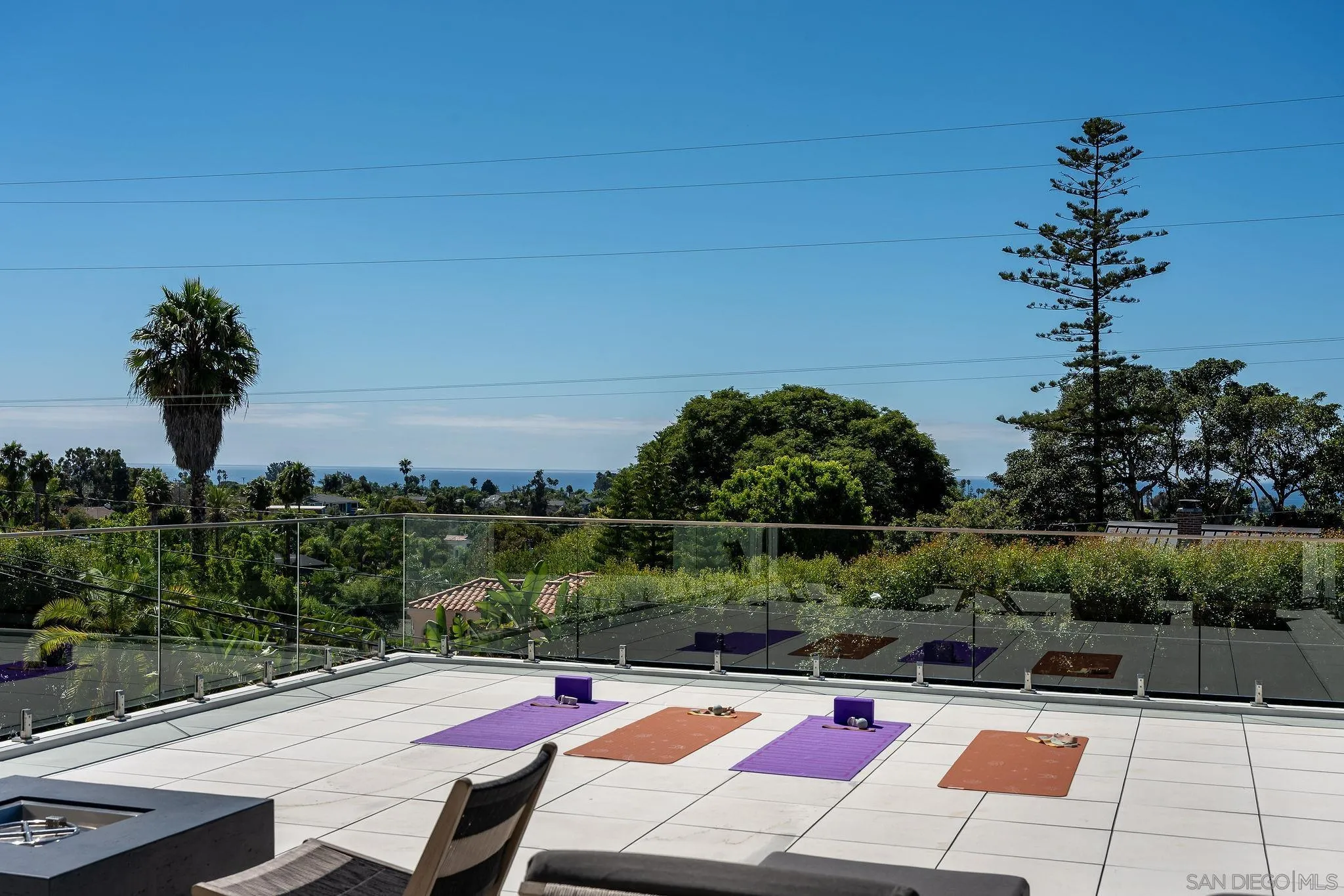 1605 Burgundy Road Encinitas, CA 92024 - Photo 20 of 39 a view of a terrace with couches and sky view