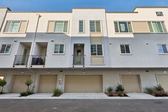 a front view of a building