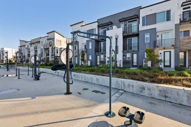 a view of a city with tall buildings