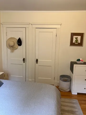 a view of a room that has a couch