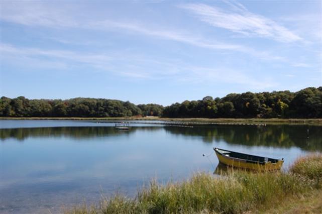 10 Nickerson Road Eastham, MA 02642 - Photo 22 of 24 a view of a lake with a city