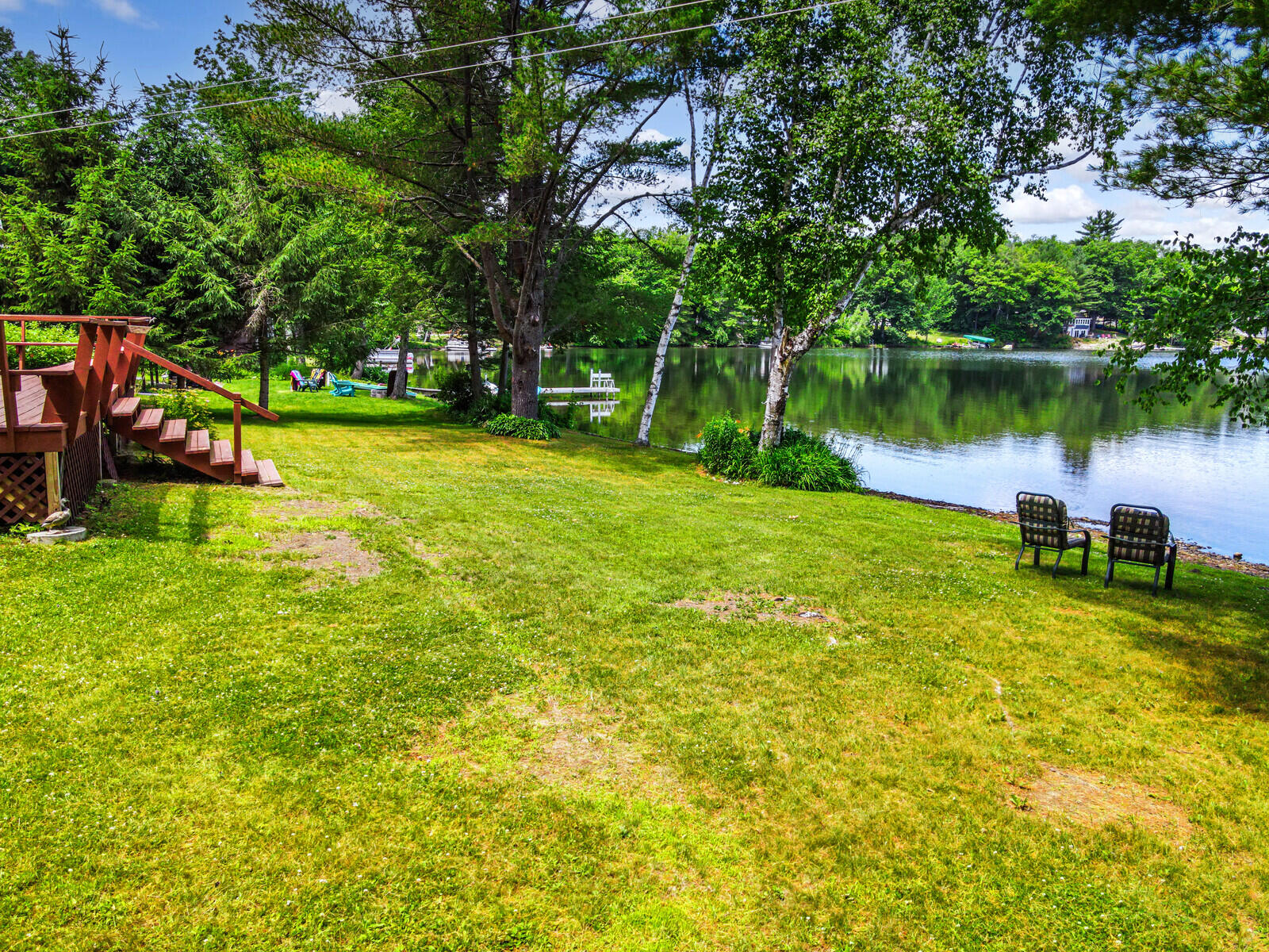 73 Pleasant Point Road Vassalboro, ME 04989 - Photo 5 of 31 Looking toward neighbors and the point