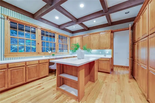 a bedroom with a bed and a closet