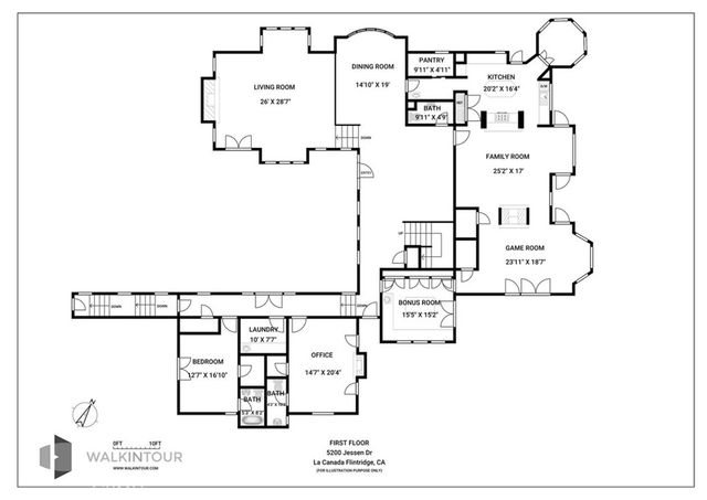 $6,725,000 | 5200 Jessen Drive, La Canada Flintridge, CA 91011