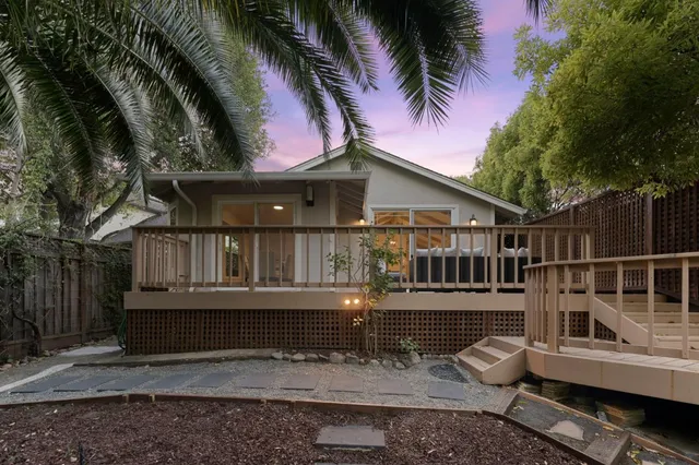 a view of outdoor space with trees