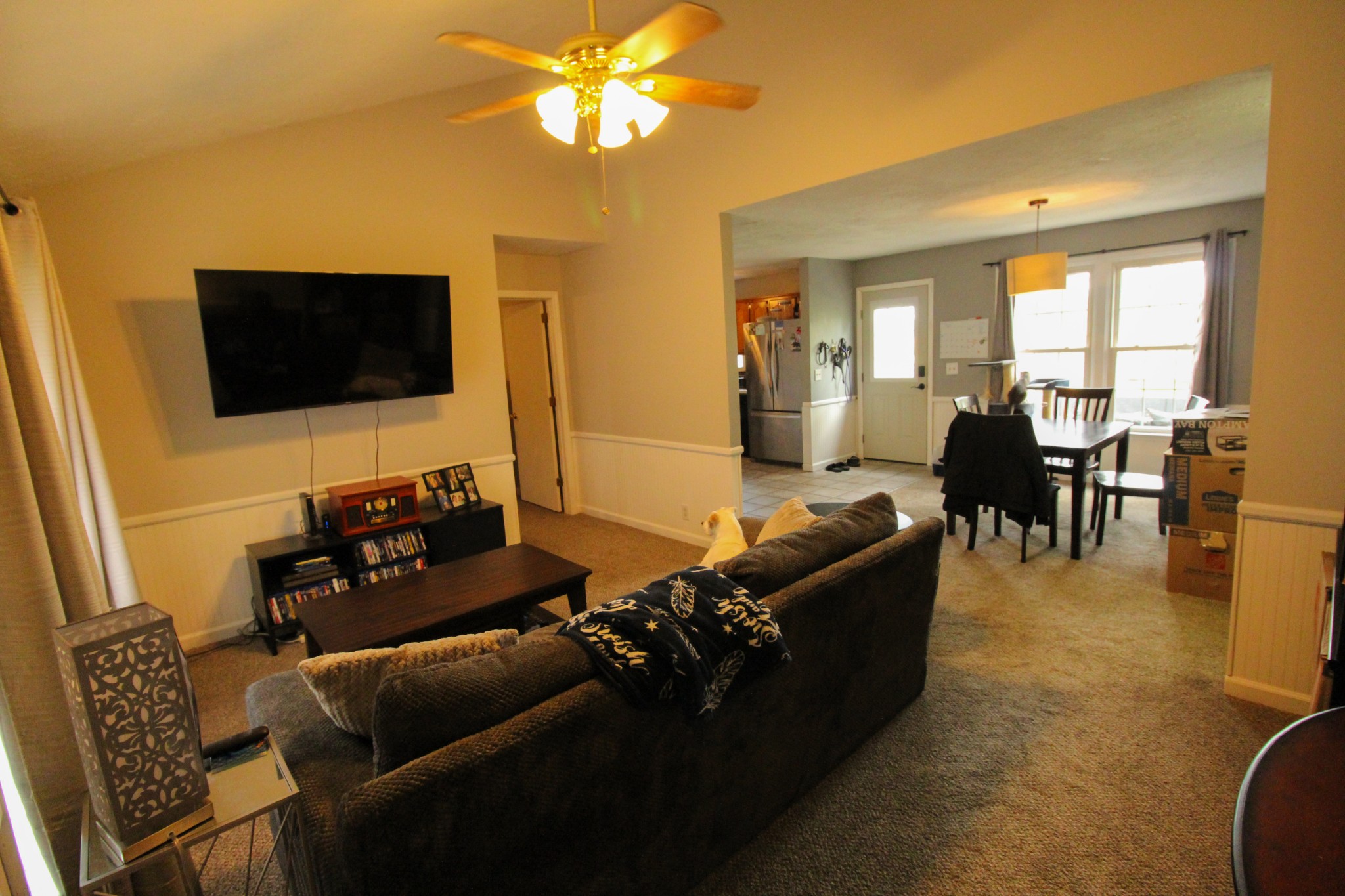 604 Calista Road White House, TN 37188 - Photo 2 of 7 a living room with furniture and a flat screen tv
