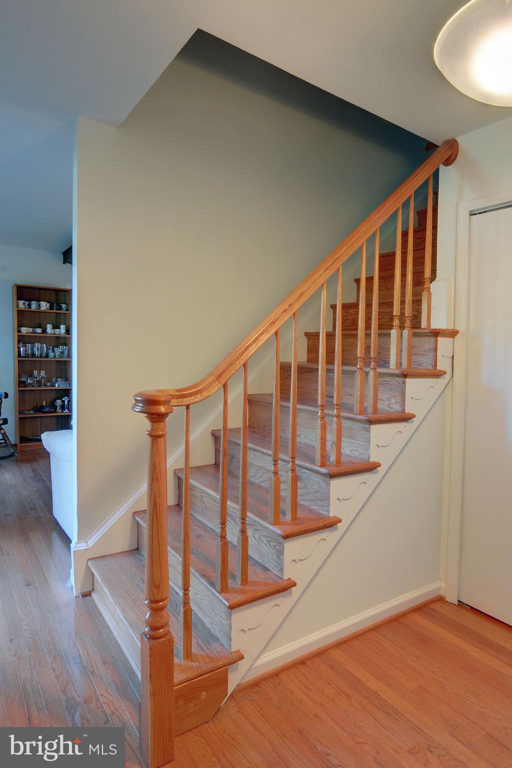 8811 Cuttermill Place Springfield, VA 22153 - Photo 10 of 12 Oak Staircase