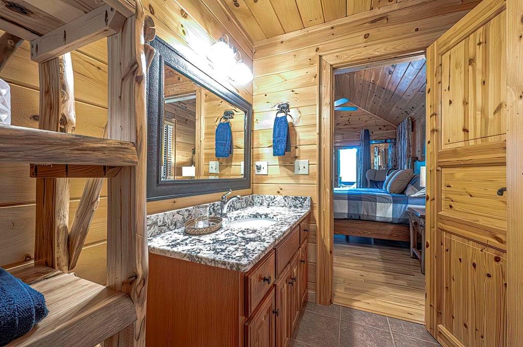 35 Leatherwood Mountain Road Cherry Log, GA 30522 - Photo 23 of 58 a view of a porch with furniture and stove