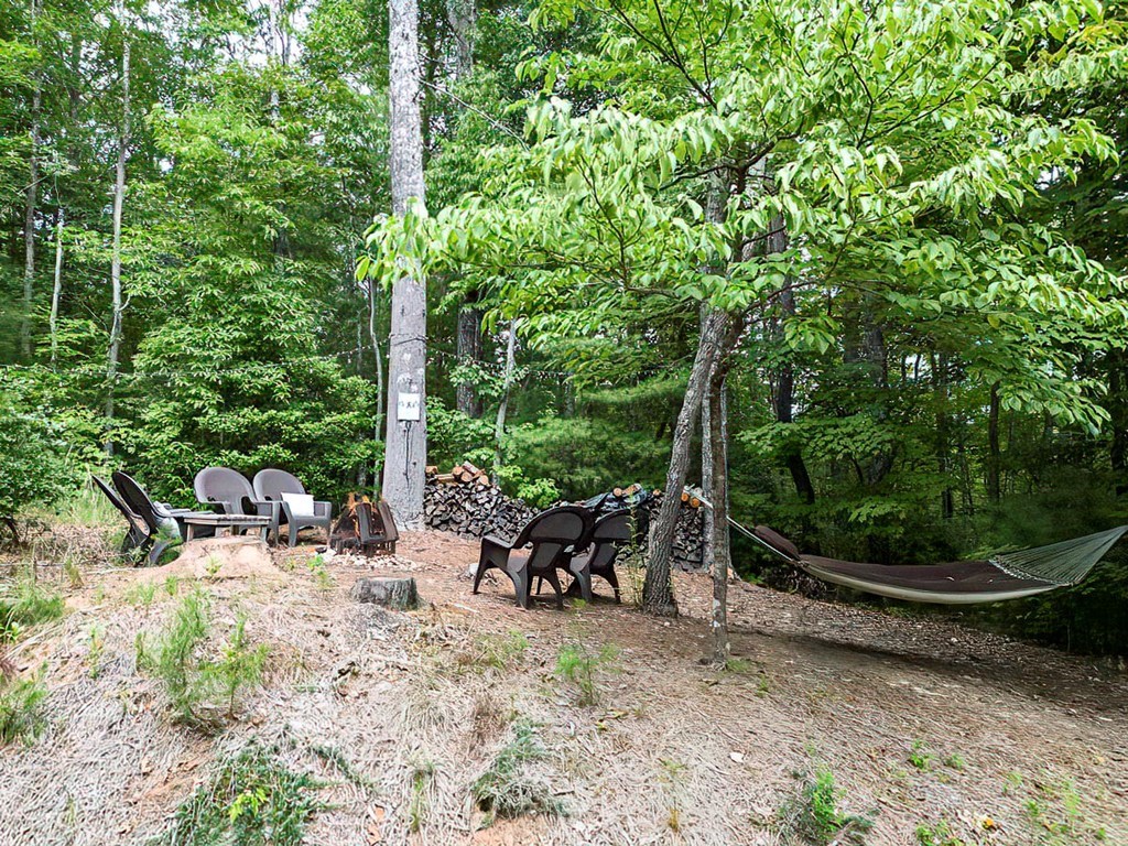 35 Leatherwood Mountain Road Cherry Log, GA 30522 - Photo 53 of 58 a view of a sitting area with furniture and garden