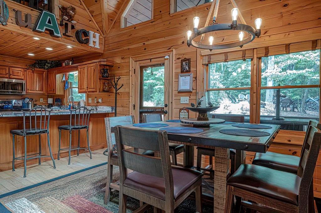 35 Leatherwood Mountain Road Cherry Log, GA 30522 - Photo 6 of 58 a dining room with a table or chairs and a dining table