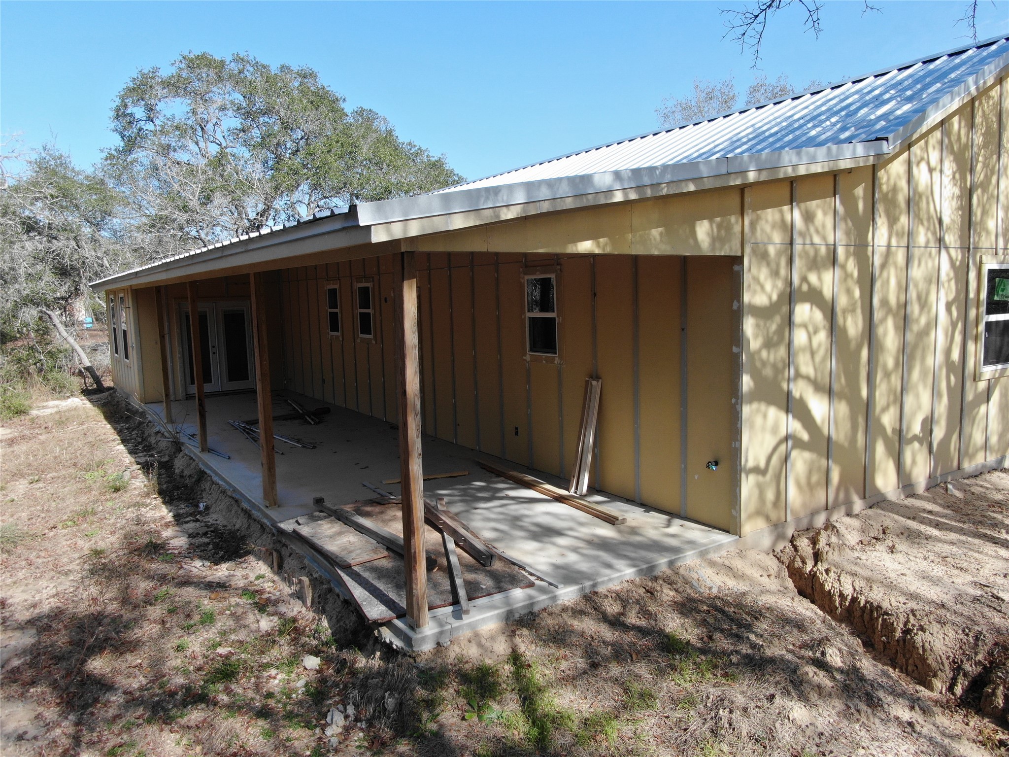 1044 Reeves Road Garwood, TX 77442 - Photo 13 of 18 a backyard of a house