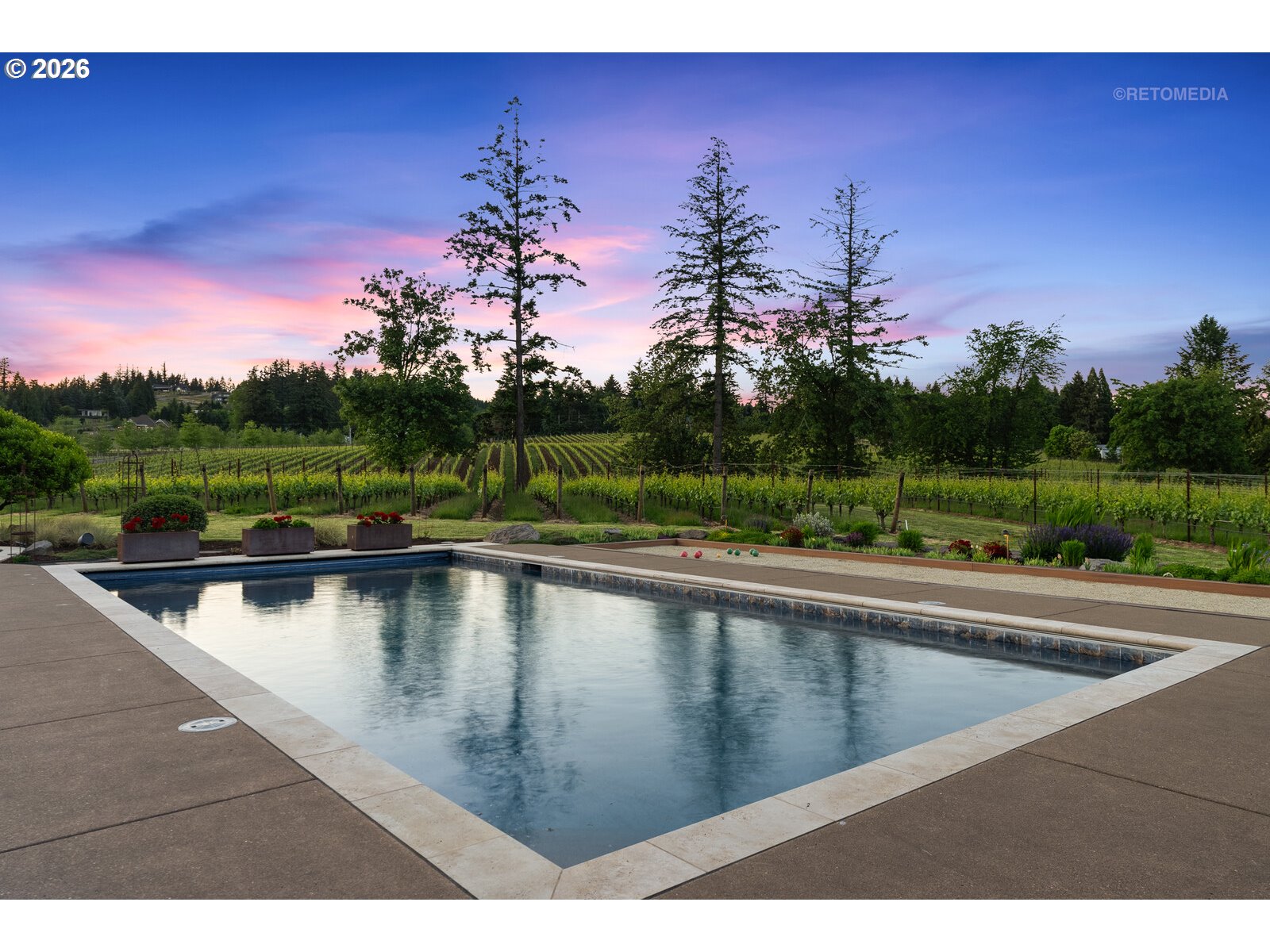 30460 Northeast Bell Road Newberg, OR 97132 - Photo 44 of 48 a view of a swimming pool with a yard