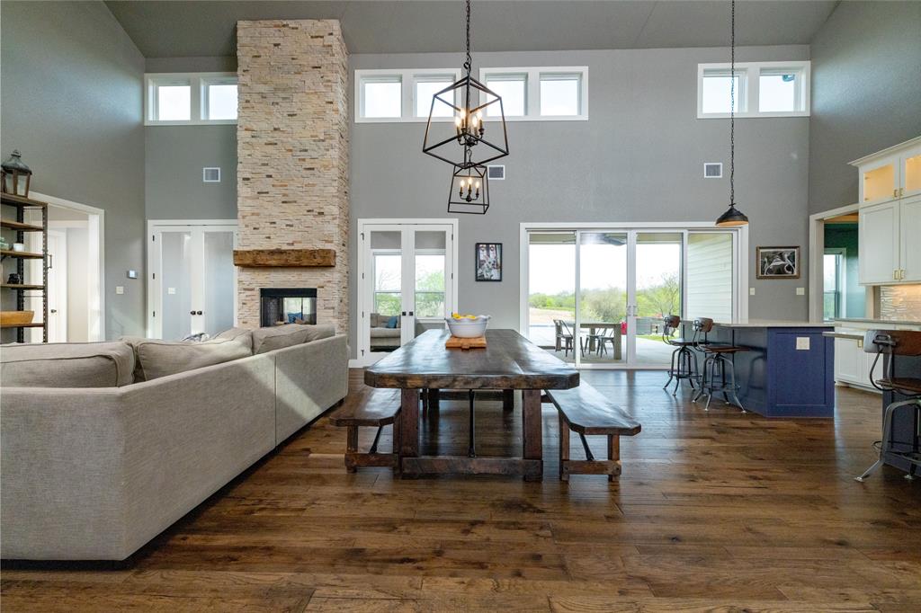 338 County Road 4223 Decatur, TX 76234 - Photo 6 of 37 The Living Room, Dining Area and Kitchen from the Entry