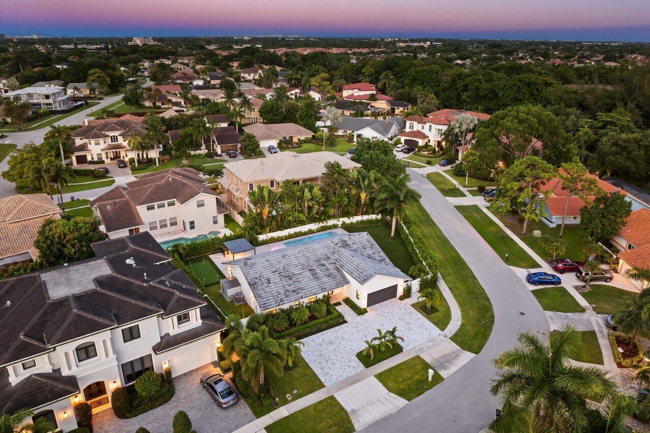 22233 Hollyhock Trail Boca Raton, FL 33433 - Photo 54 of 55 Twilight Aerial
