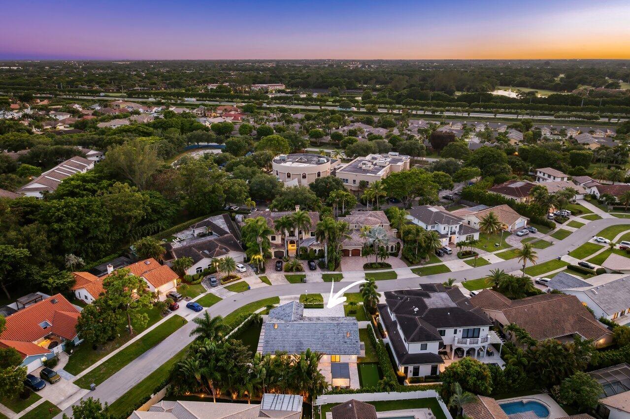 22233 Hollyhock Trail Boca Raton, FL 33433 - Photo 55 of 55 Twilight Aerial