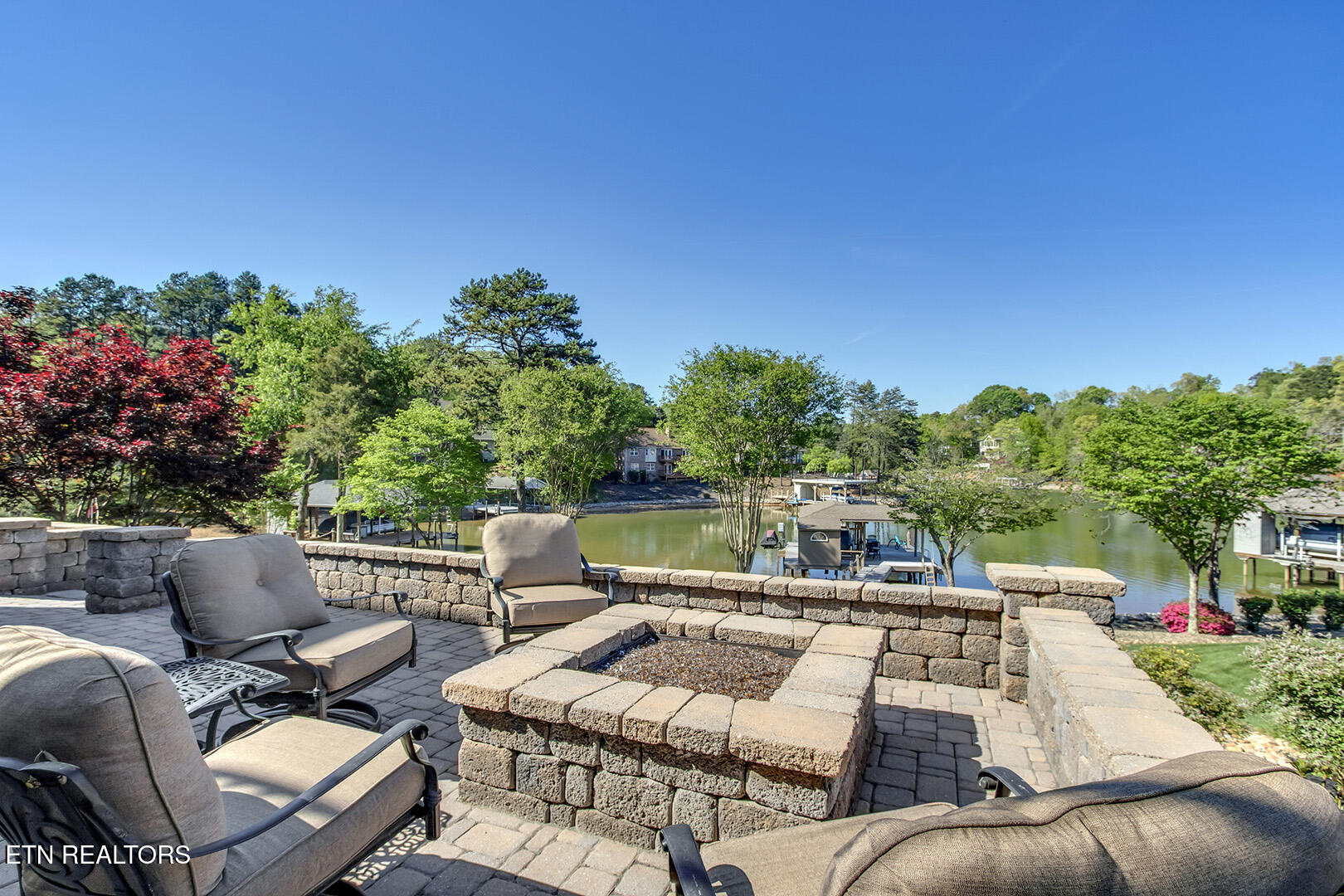 113 Shawnee Point Loudon, TN 37774 - Photo 41 of 48 50_113 Shawnee Point_FirePit-LowerOpenPa