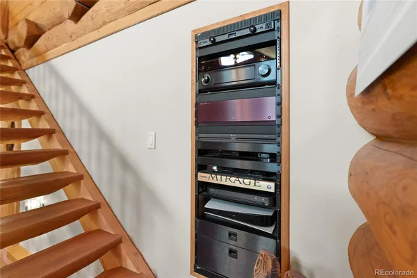 a view of a staircase