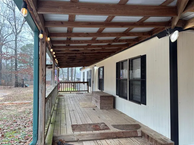 a view of front door of house