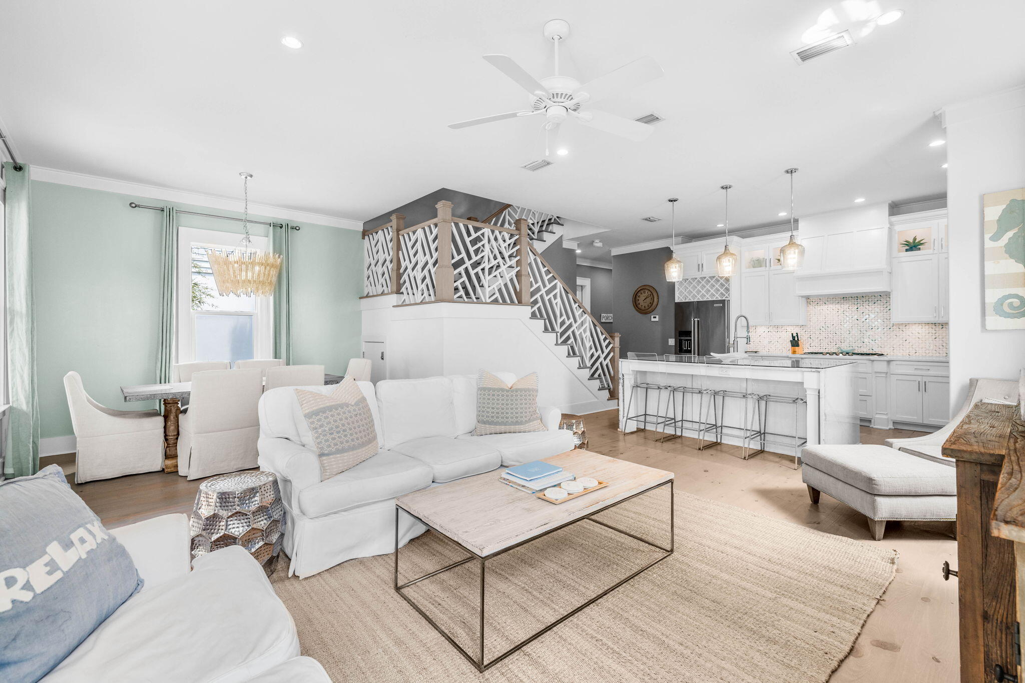 52 Pine Crest Circle Inlet Beach, FL 32461 - Photo 13 of 49 a living room with furniture and a large window