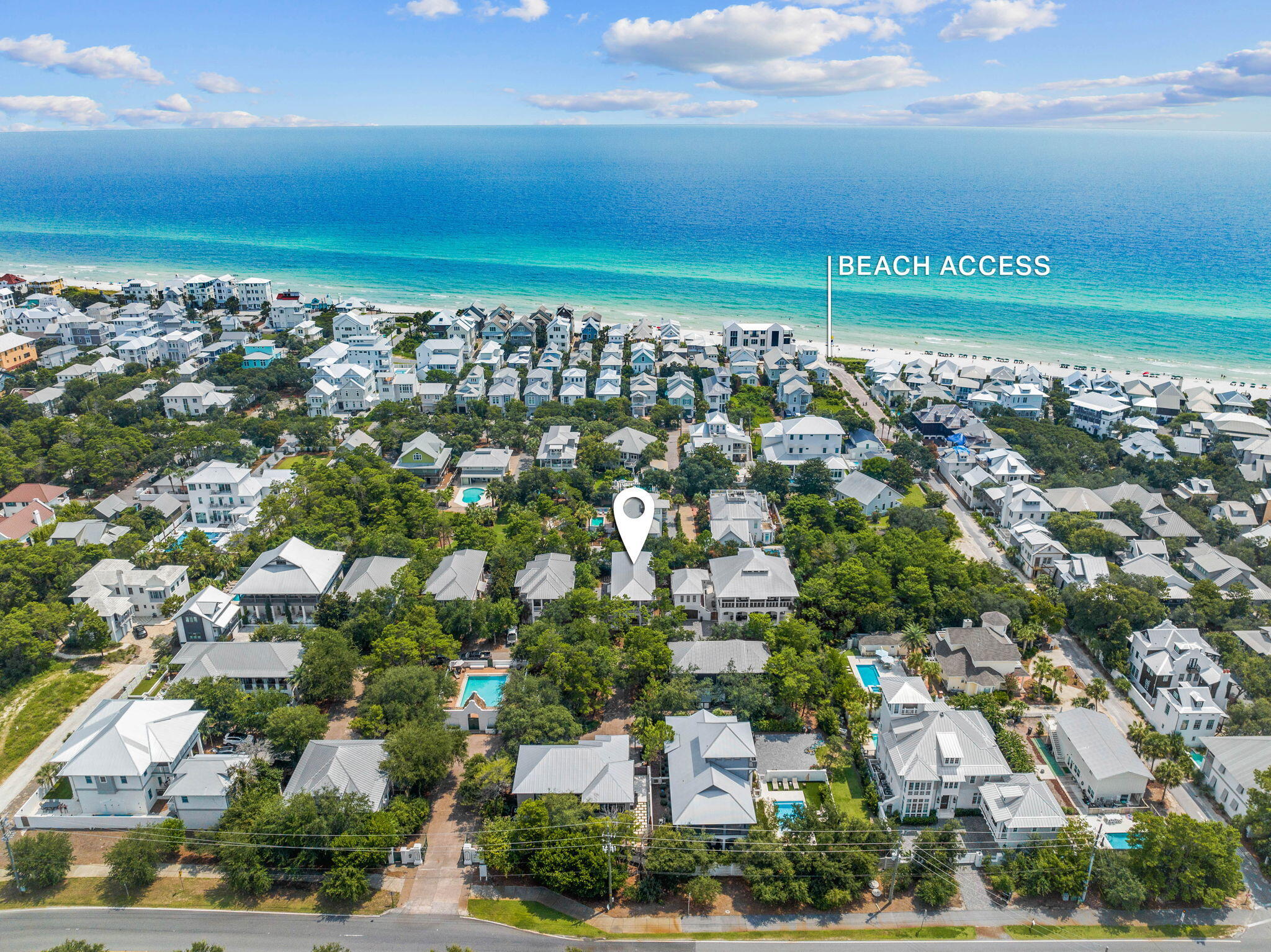 52 Pine Crest Circle Inlet Beach, FL 32461 - Photo 4 of 49 an aerial view of a city with lots of residential buildings