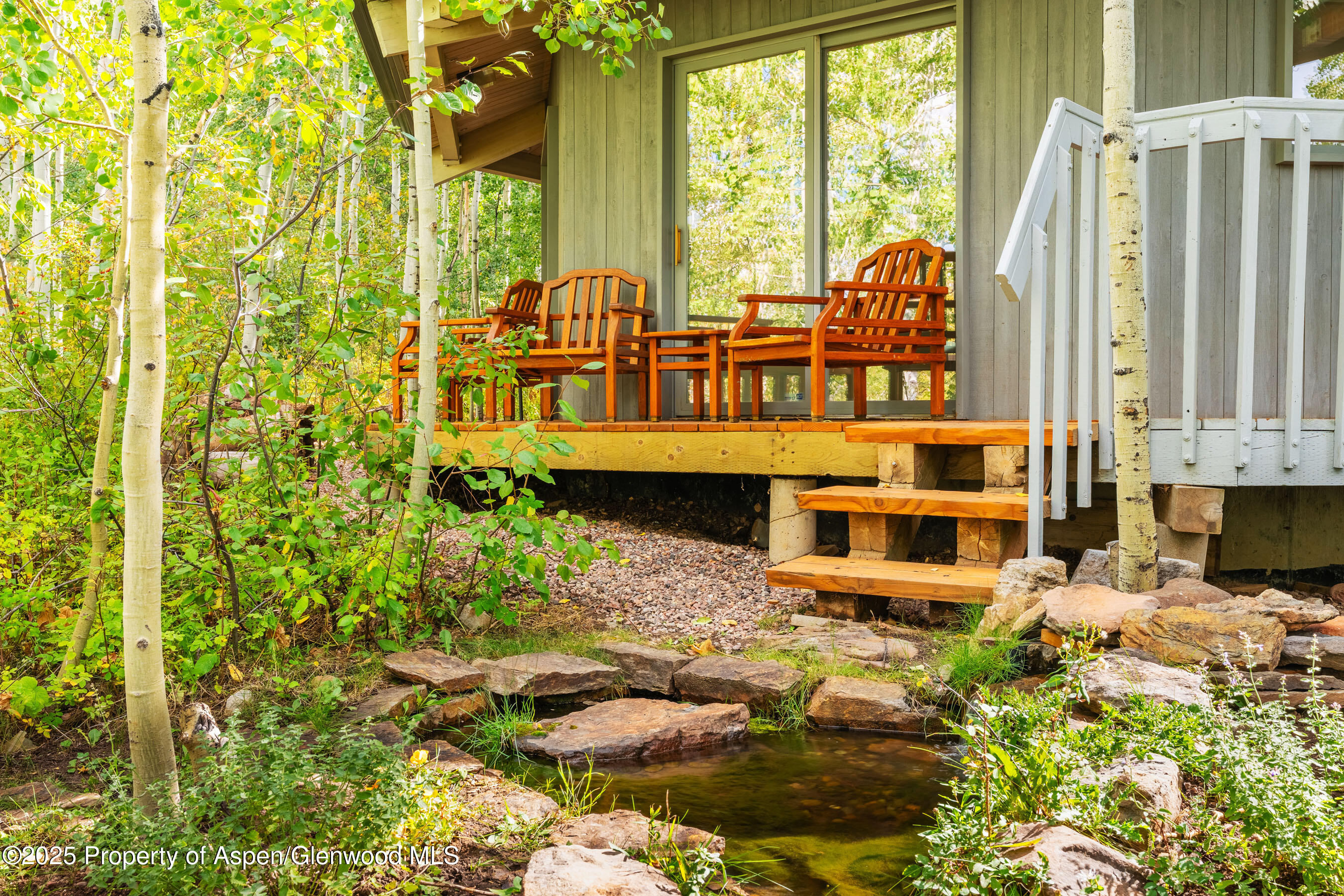 239 Antler Ridge Lane Snowmass Village, CO 81615 - Photo 22 of 50 a view of balcony with outdoor seating