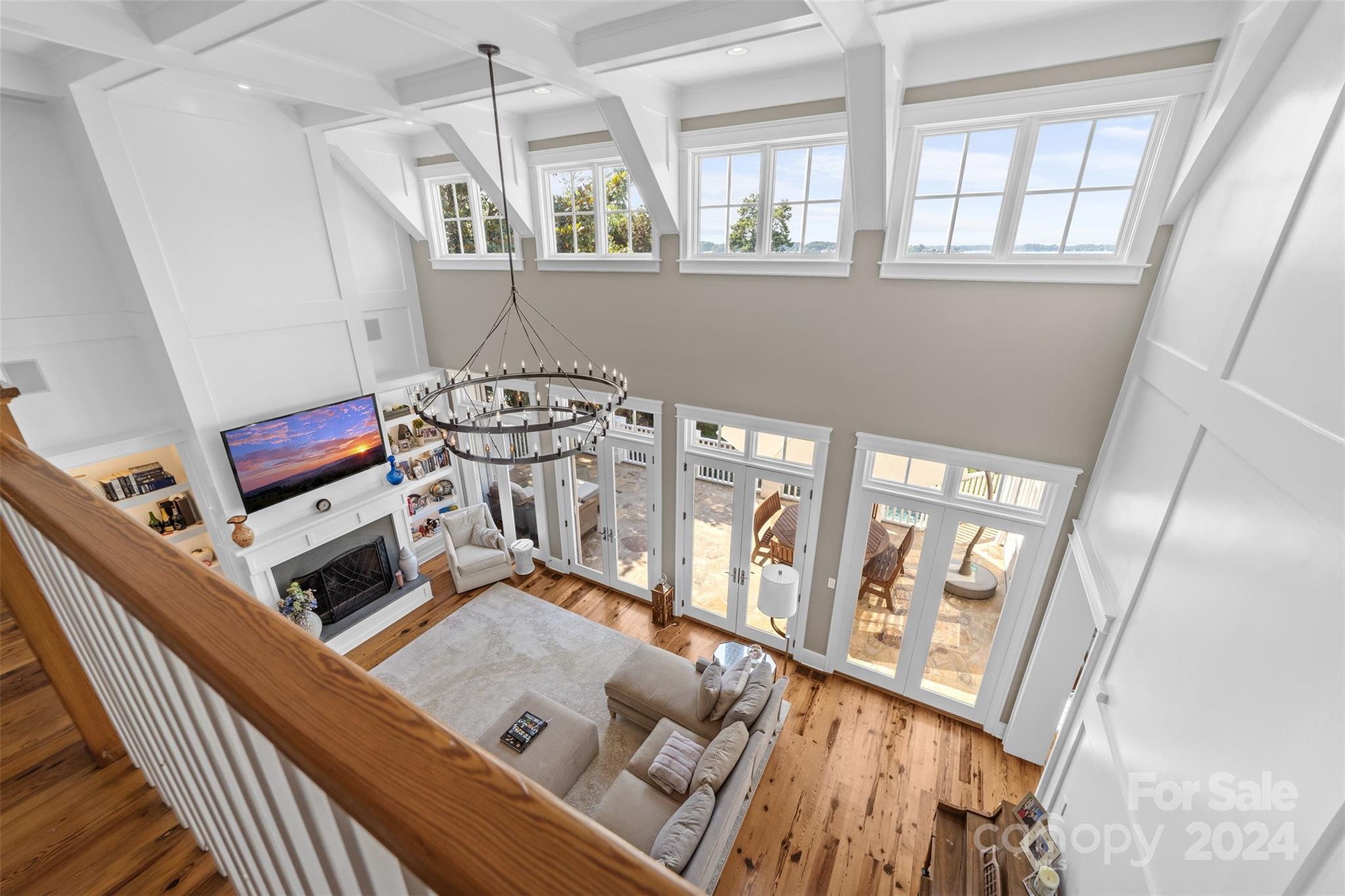 15515 Jetton Road Cornelius, NC 28031 - Photo 27 of 48 a view of a livingroom with wooden floor and furniture