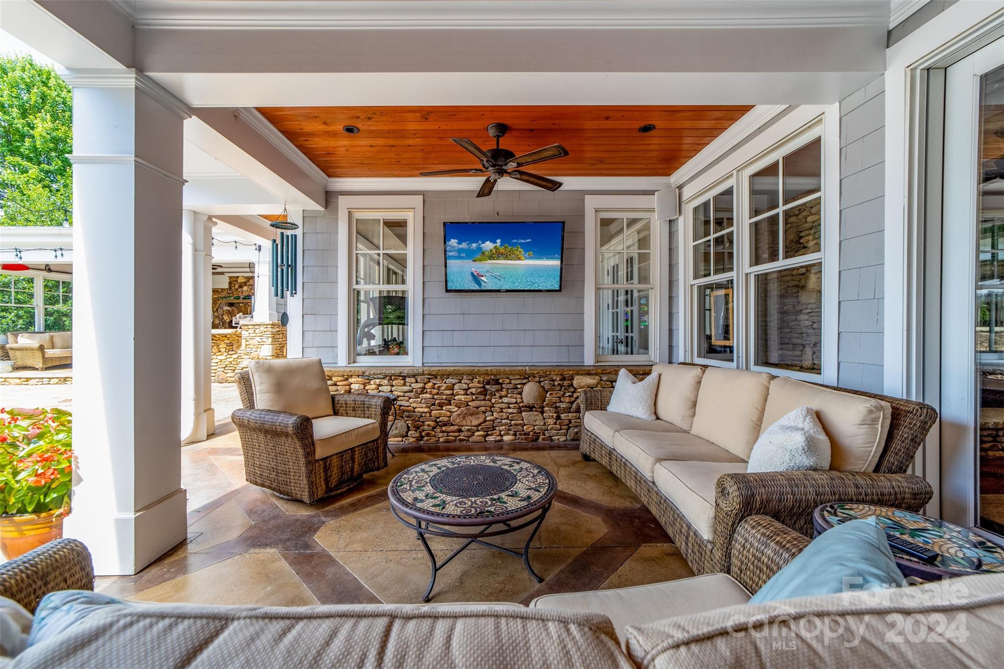 15515 Jetton Road Cornelius, NC 28031 - Photo 39 of 48 a living room with furniture and a large window