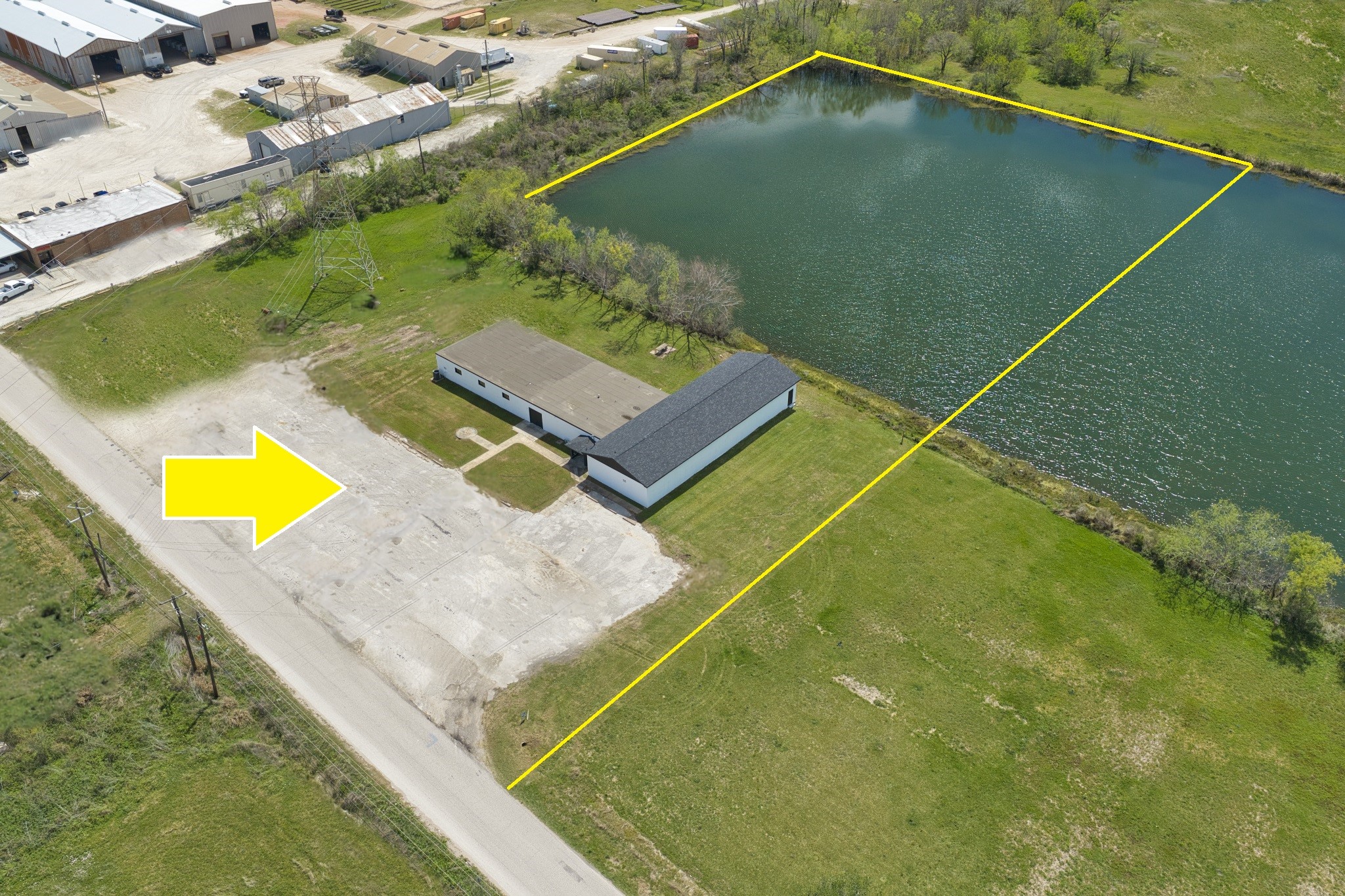 238 Johnson Cook Road Clute, TX 77531 - Photo 17 of 40 a view of a pool an outdoor space and seating area