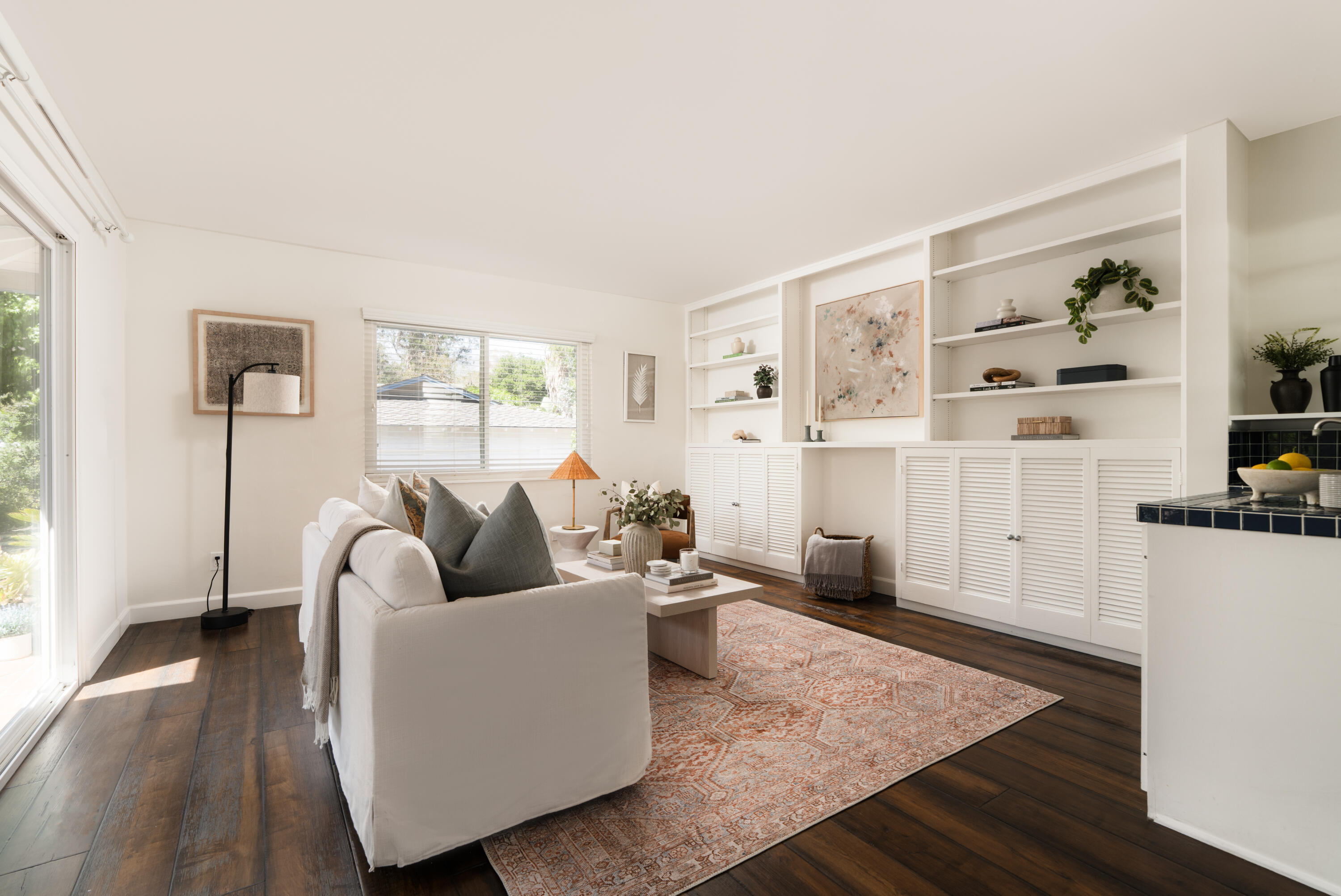 1116 Hill Road Santa Barbara, CA 93108 - Photo 8 of 22 a living room with furniture and a wooden floor