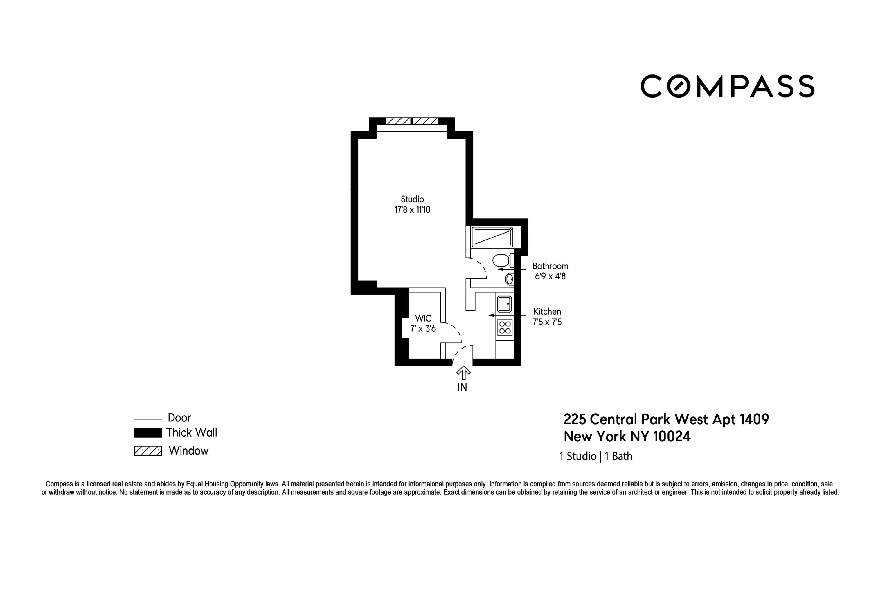 225 Central Park West, Unit 1409 Manhattan, NY 10024 - Photo 11 of 11