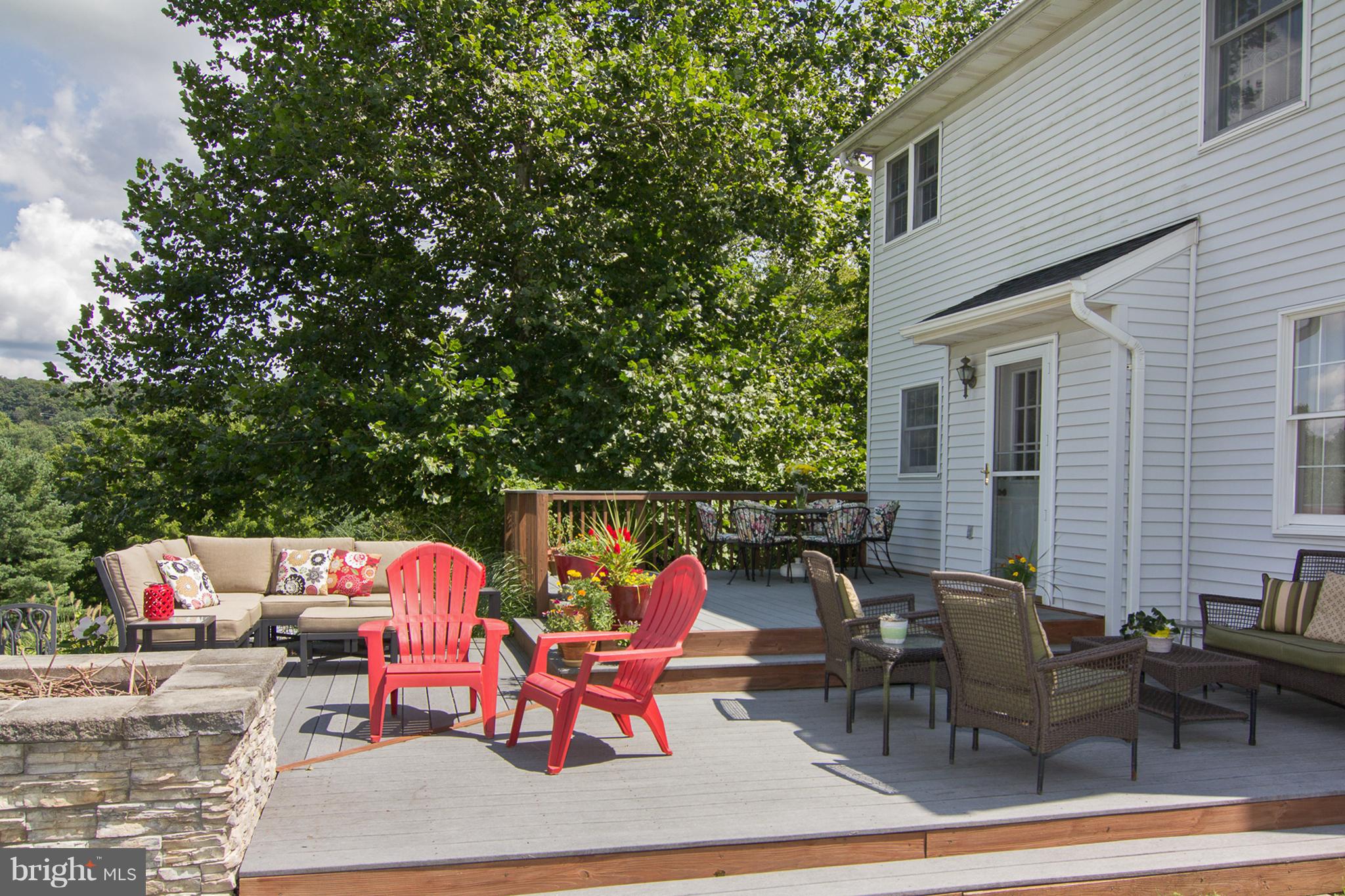 926 Gahle Road Westminster, MD 21157 - Photo 20 of 25 Plenty of room on tiered deck with fire-pit