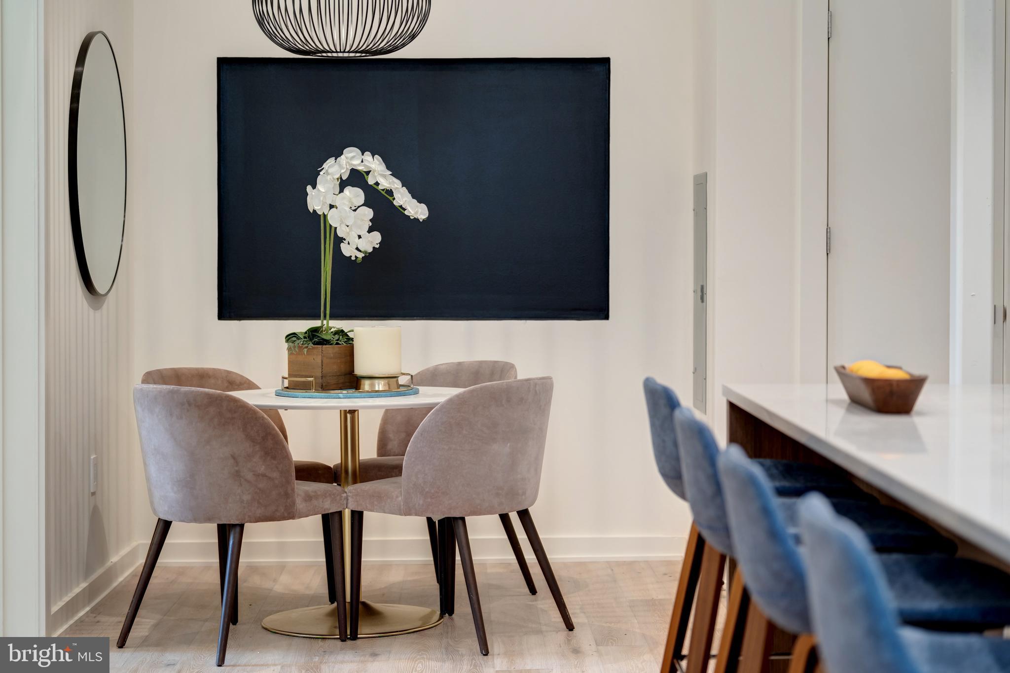 440 R Street Northwest, Unit 103 Washington, DC 20001 - Photo 5 of 22 Breakfast area w/ original chalkboard from 1883