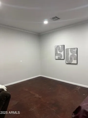 a view of an empty room