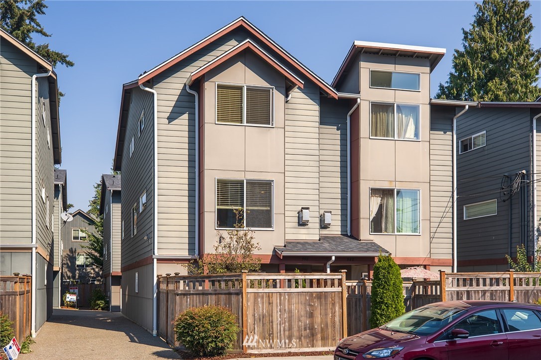 a front view of a house with street