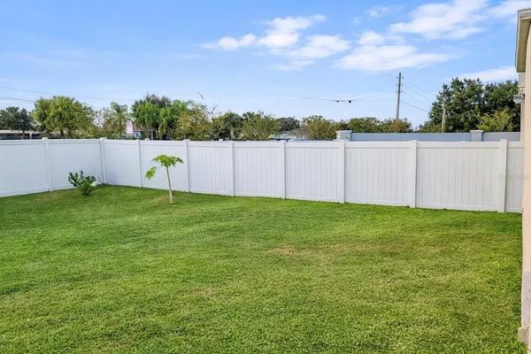 a view of a back yard