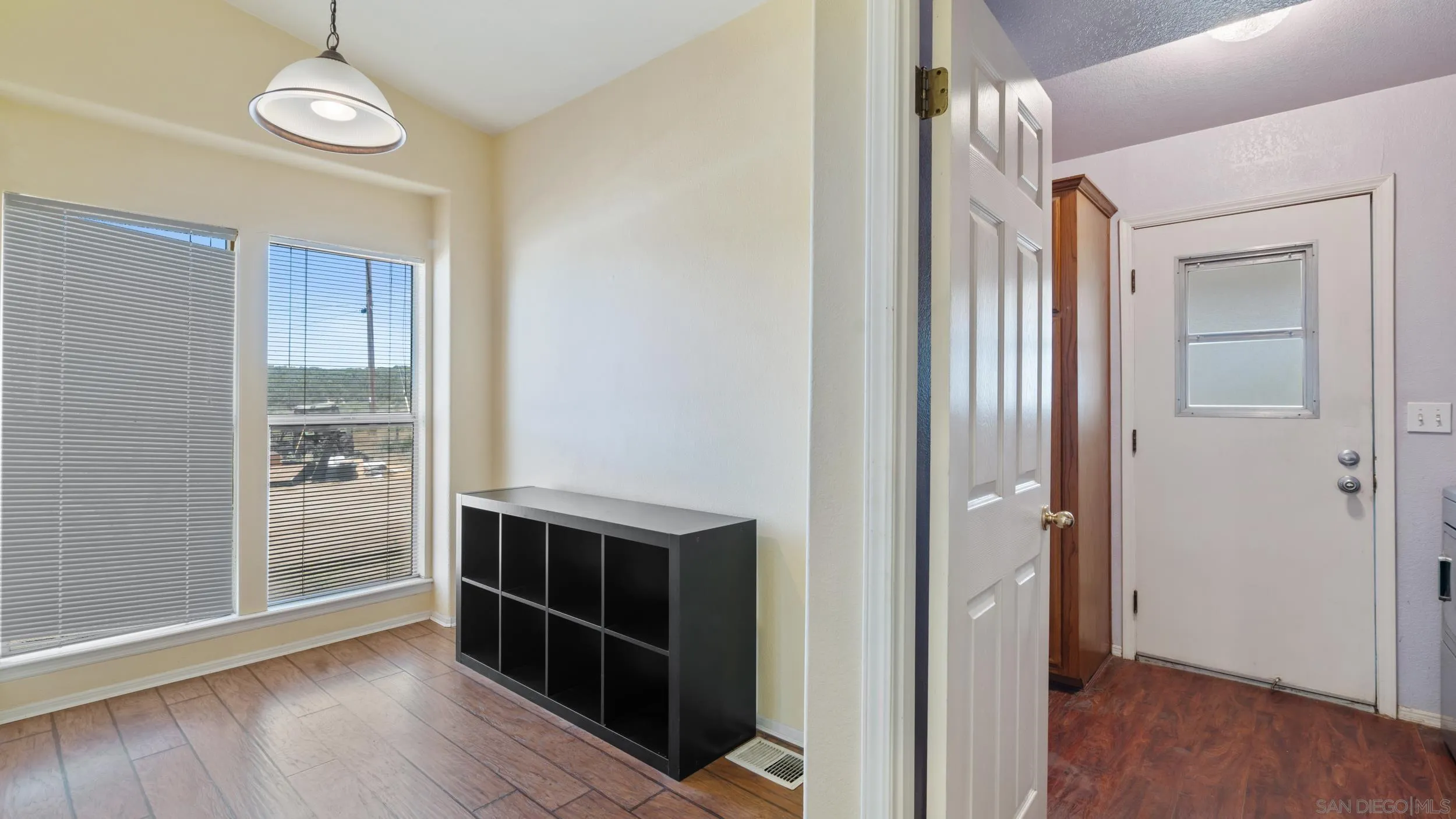 2075 Boulder Oaks Road Potrero, CA 91963 - Photo 16 of 41 a view of hallway with wooden floor and window