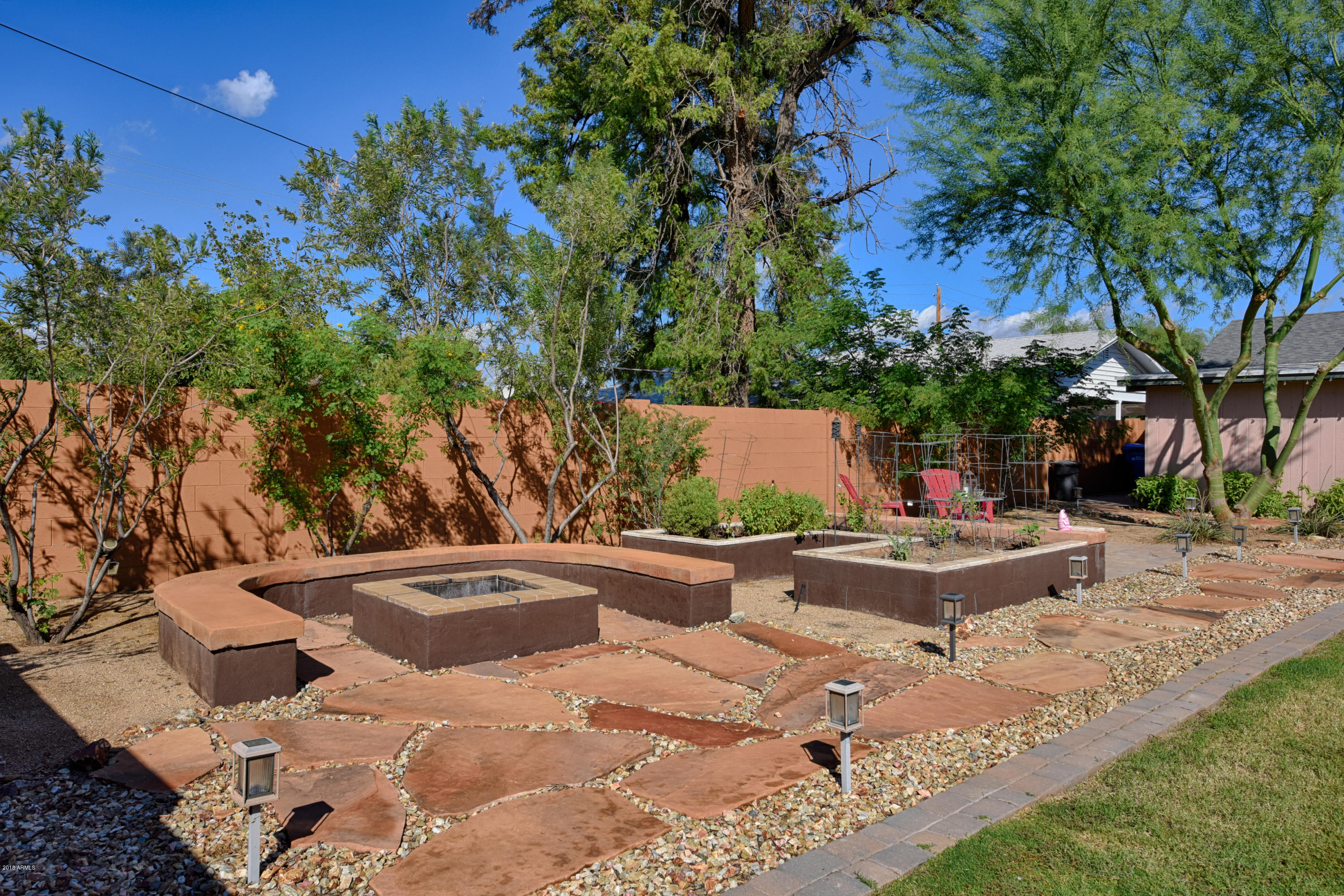 3007 East Cheery Lynn Road Phoenix, AZ 85016 - Photo 25 of 26 Firepit-Garden 1