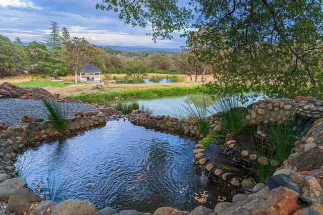 a view of a chairs and tables in the patio