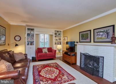 4624 19th Road North Arlington, VA 22207 - Photo 4 of 22 a living room with furniture or couch and a fireplace